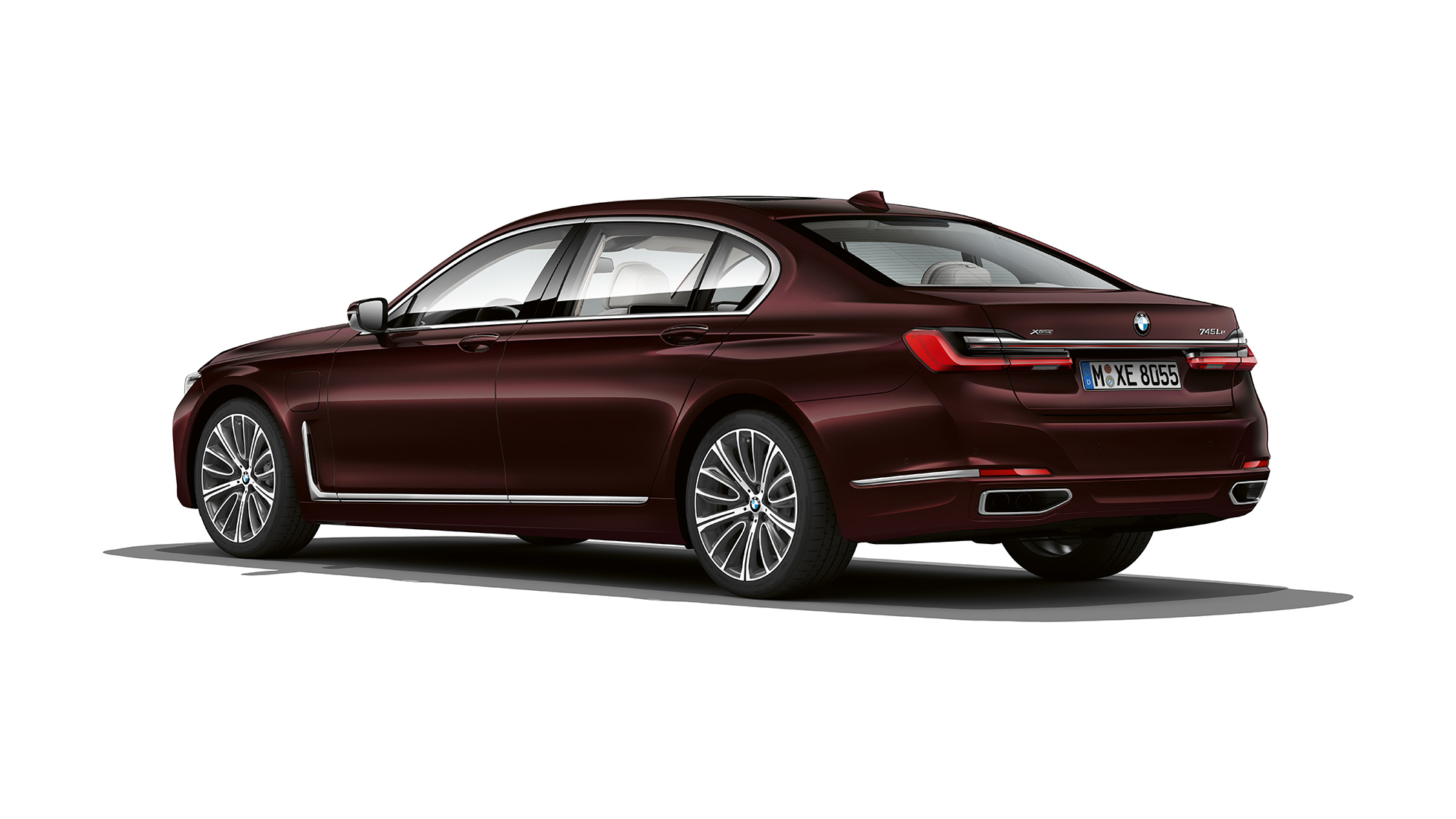 BMW 745Le, three-quarter rear view BMW 745Le in three-quarter rear view